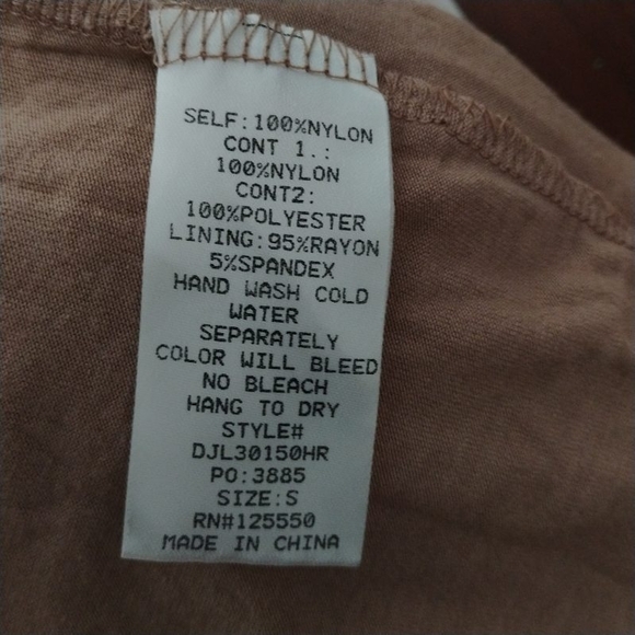 JLUXLABEL Lace Dress in Tan - Picture 5 of 13